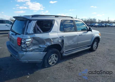 2001 Toyota Sequoia Limited V8 from USA, damaged, VIN 5TDBT48A11S003945